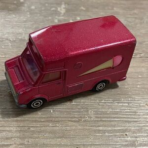 Vintage Majorette Fourgon Ice Cream Truck Car Diecast Red